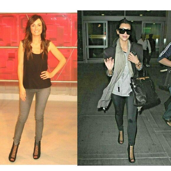 SAM EDELMAN Quantam Bling Lace Up Ankle Bootie Suede Stiletto Heel Women Size 9 - Picture 3 of 11